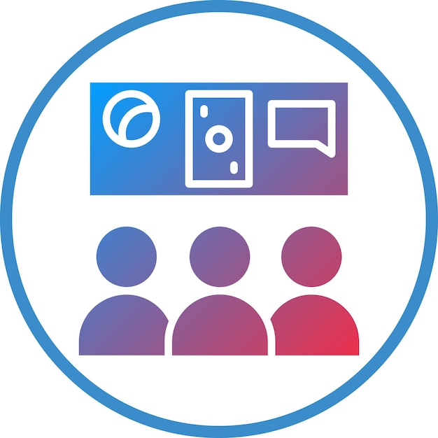 Estilo del icono de las actividades del grupo de diseño vectorial