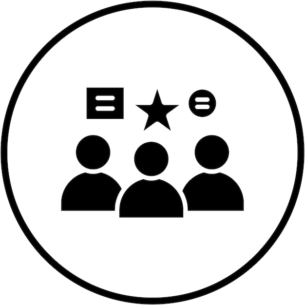 Estilo del icono de las actividades del grupo de diseño vectorial