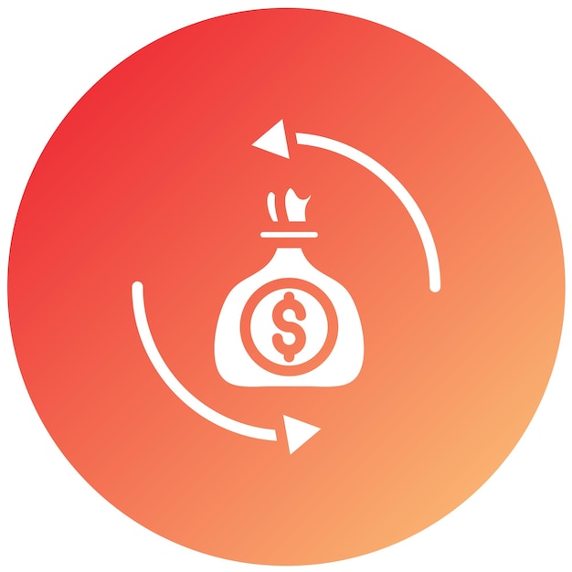 Estilo del icono del activo de diseño vectorial