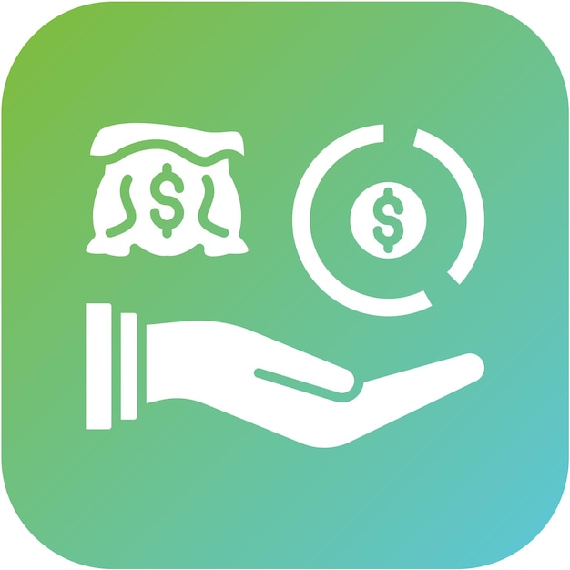 Estilo del icono de los activos de diseño vectorial