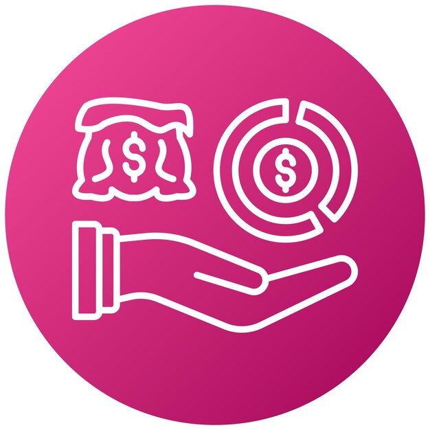 Estilo del icono de los activos de diseño vectorial