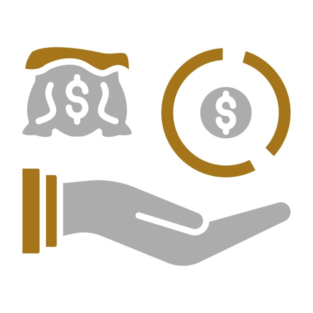Estilo del icono de los activos de diseño vectorial