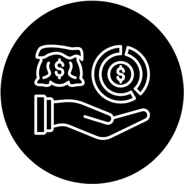 Estilo del icono de los activos de diseño vectorial