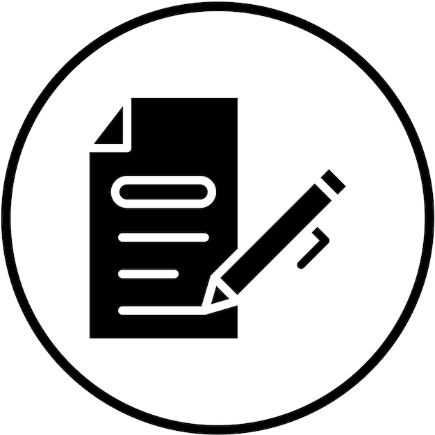 Estilo del icono del acuerdo de diseño vectorial