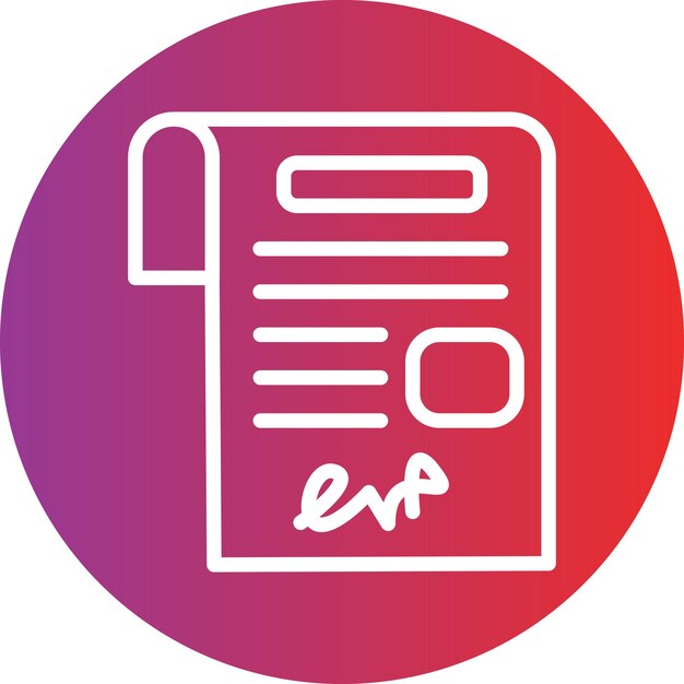 Estilo del icono del acuerdo