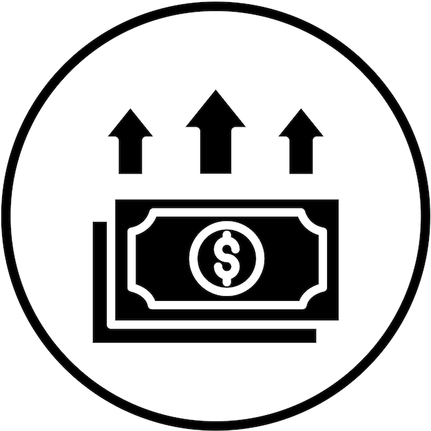 Estilo del icono de acumulación de diseño vectorial