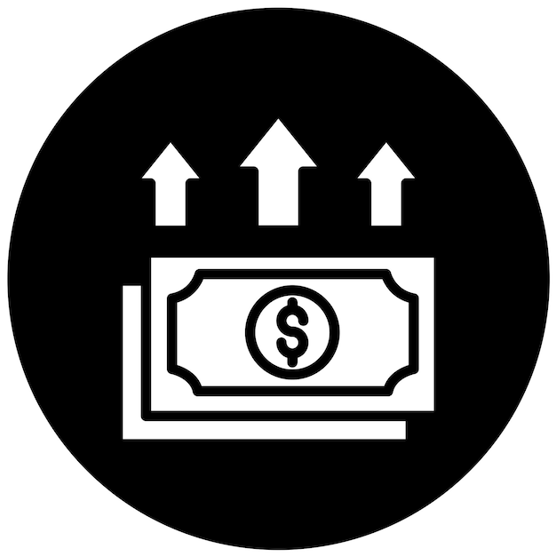 Estilo del icono de acumulación de diseño vectorial