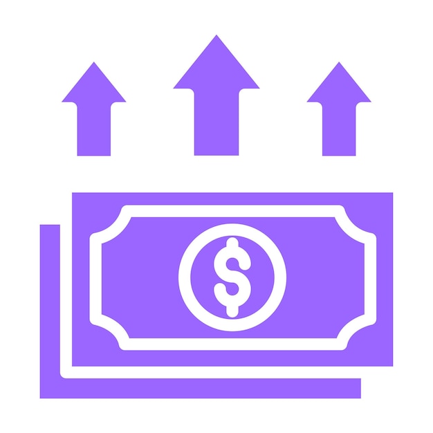 Estilo del icono de acumulación de diseño vectorial