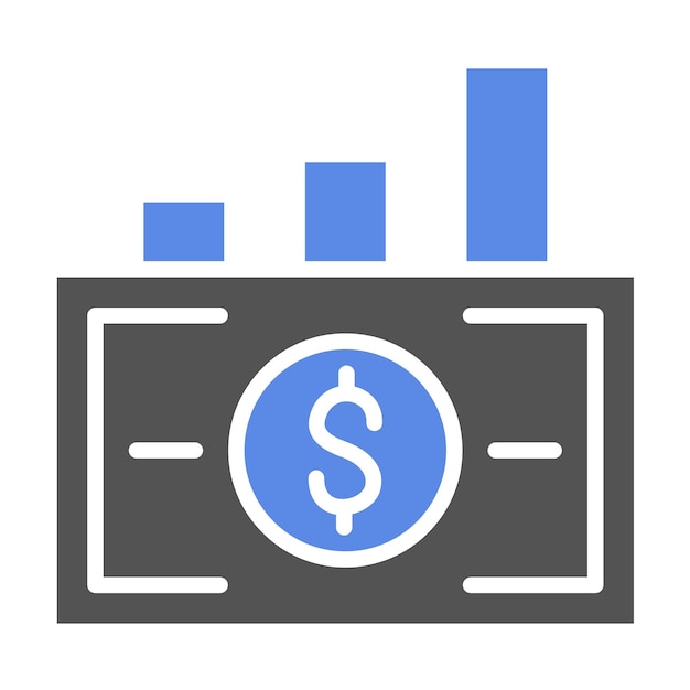 Estilo del icono de acumulación de diseño vectorial