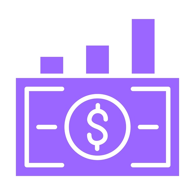 Estilo del icono de acumulación de diseño vectorial
