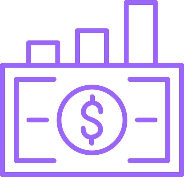 Estilo del icono de acumulación de diseño vectorial