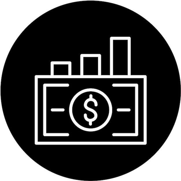 Estilo del icono de acumulación de diseño vectorial