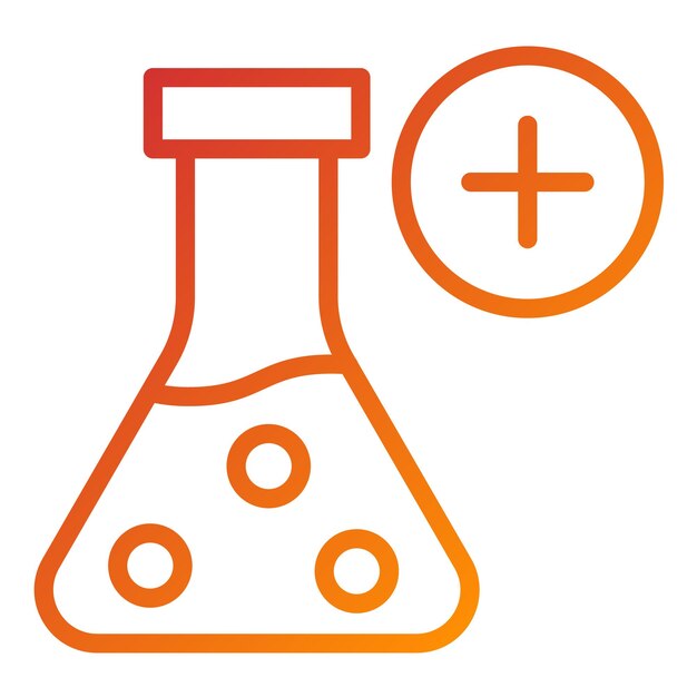 Estilo de icono aditivo de diseño vectorial