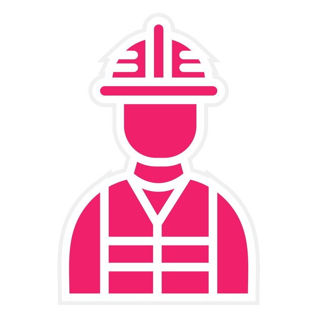 Estilo del icono del administrador del sitio de diseño vectorial