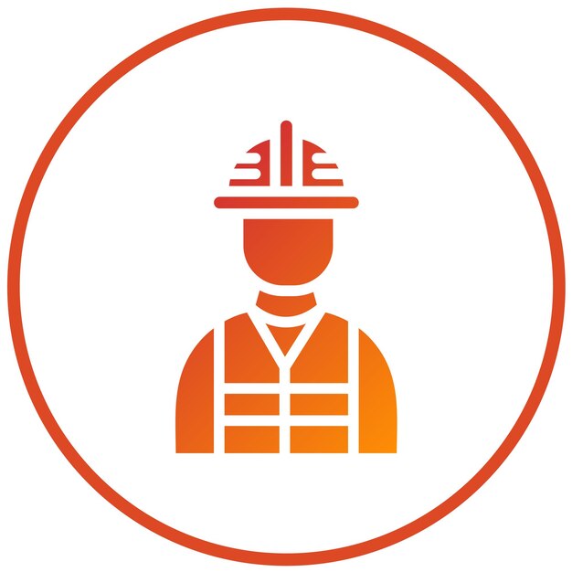 Estilo del icono del administrador del sitio de diseño vectorial