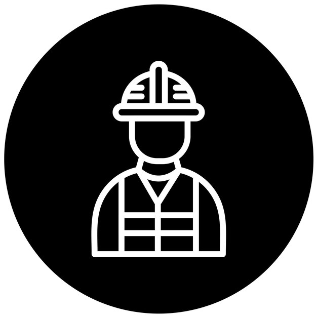Estilo del icono del administrador del sitio de diseño vectorial