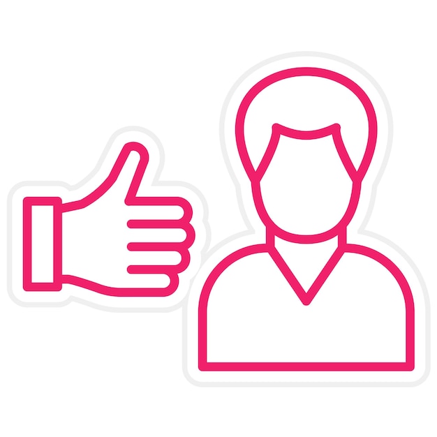 Estilo del icono de admiración del diseño vectorial