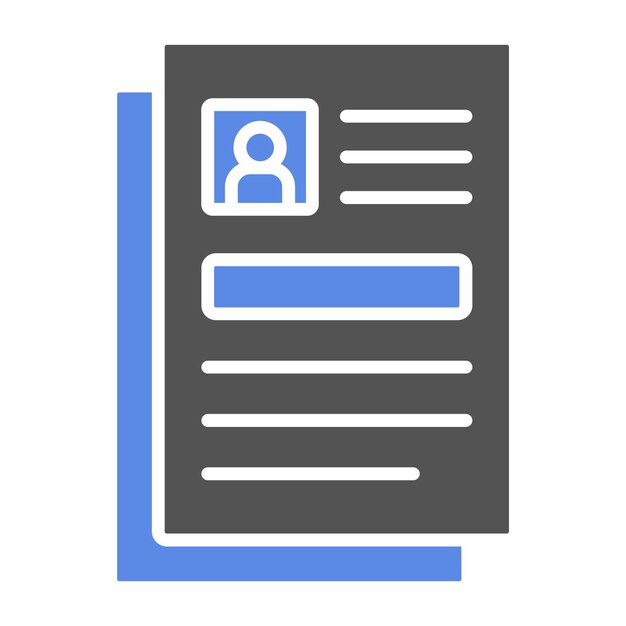 Estilo del icono de admisión del diseño vectorial