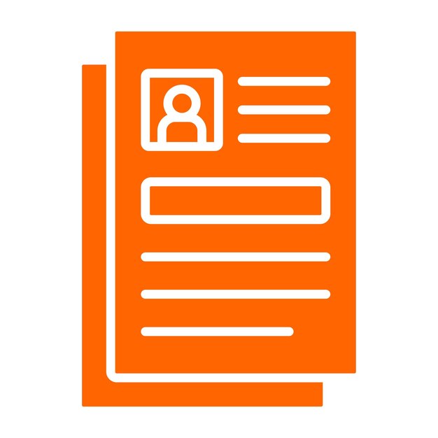 Estilo del icono de admisión del diseño vectorial