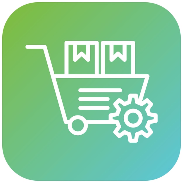 Estilo de icono de adquisición de diseño vectorial