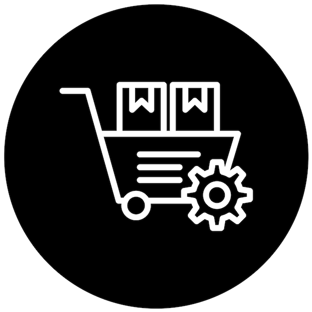 Estilo de icono de adquisición de diseño vectorial