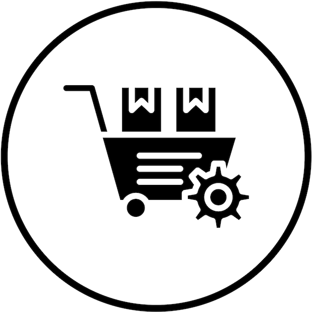 Estilo de icono de adquisición de diseño vectorial