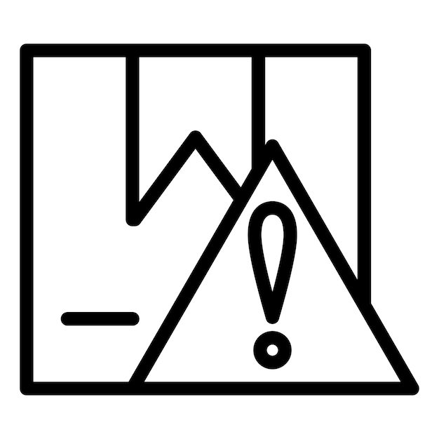 Estilo del icono de advertencia de entrega