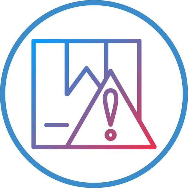 Estilo del icono de advertencia de entrega
