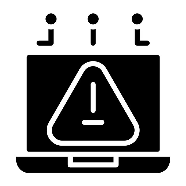 Estilo de icono de adware de diseño vectorial