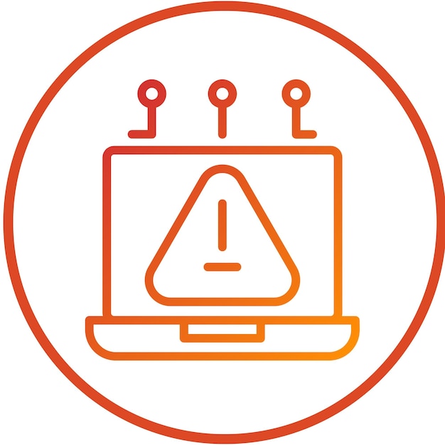Estilo de icono de adware de diseño vectorial