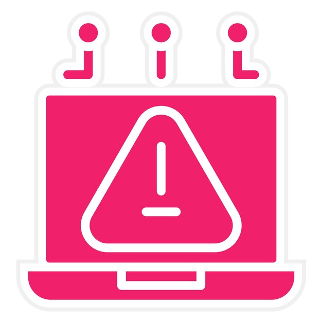 Estilo de icono de adware de diseño vectorial