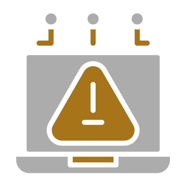 Estilo de icono de adware de diseño vectorial