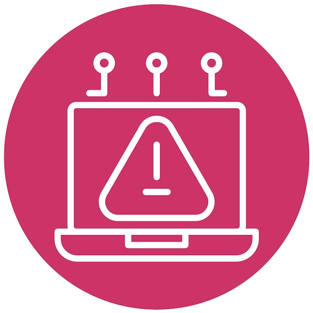Estilo de icono de adware de diseño vectorial