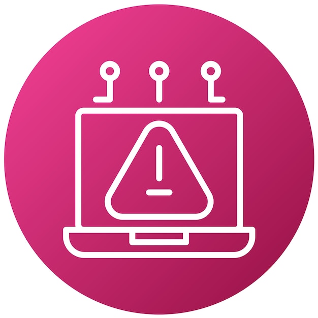 Estilo de icono de adware de diseño vectorial