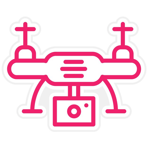 Estilo de icono aéreo de diseño vectorial