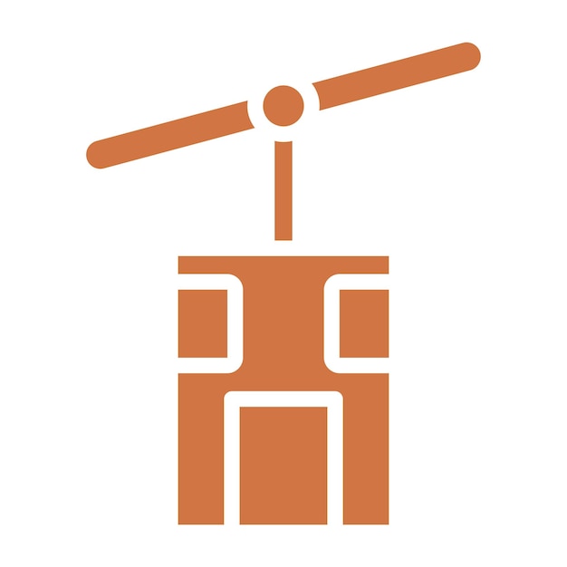 Estilo de icono aéreo de diseño vectorial