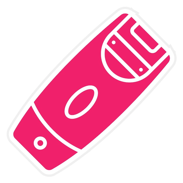 Estilo del icono de la afeitadora eléctrica