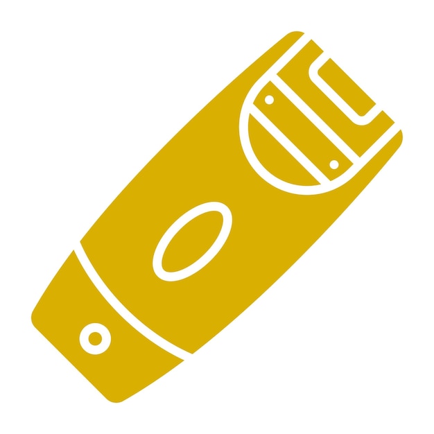 Estilo del icono de la afeitadora eléctrica