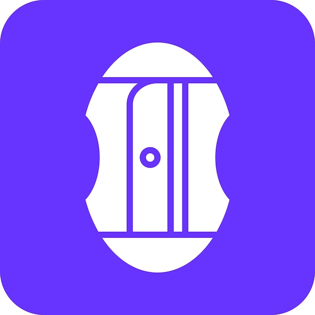Estilo del icono del afilador de diseño vectorial
