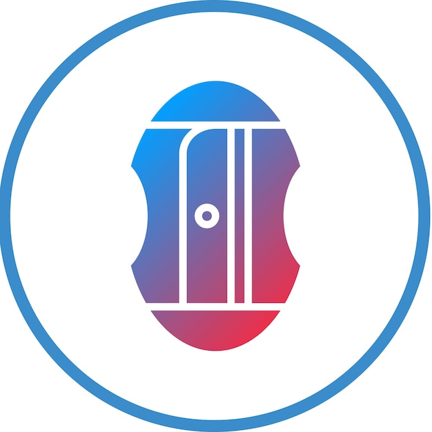 Estilo del icono del afilador de diseño vectorial