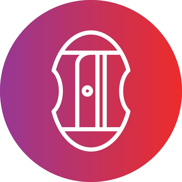 Estilo del icono del afilador de diseño vectorial