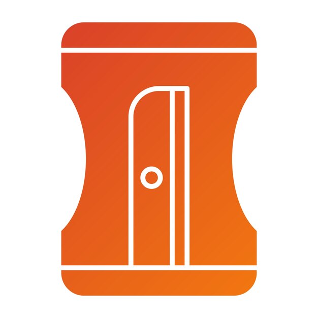 Estilo del icono del afilador de diseño vectorial