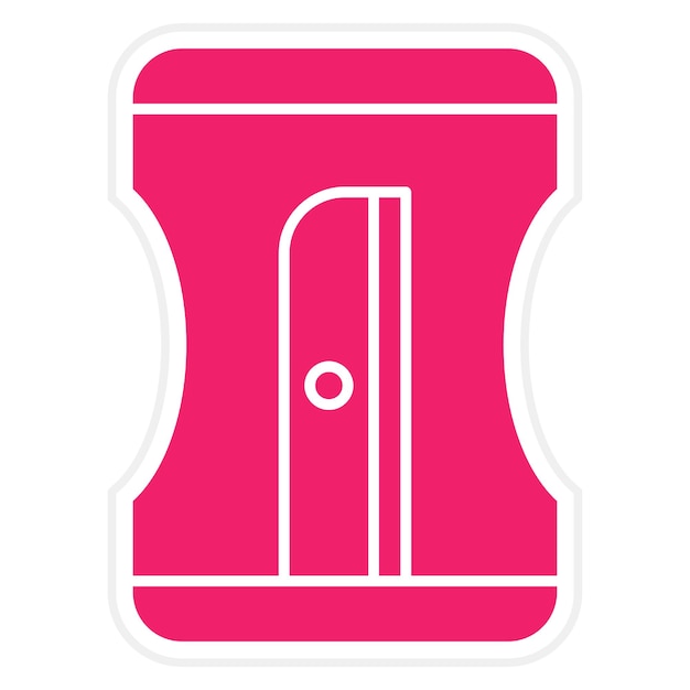 Estilo del icono del afilador de diseño vectorial