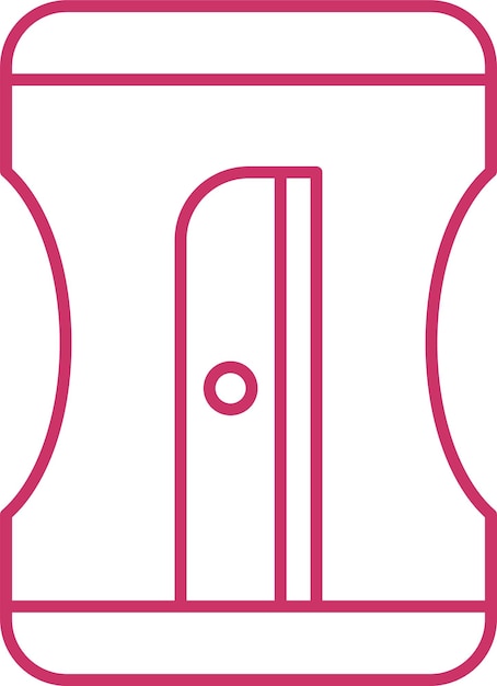 Estilo del icono del afilador de diseño vectorial