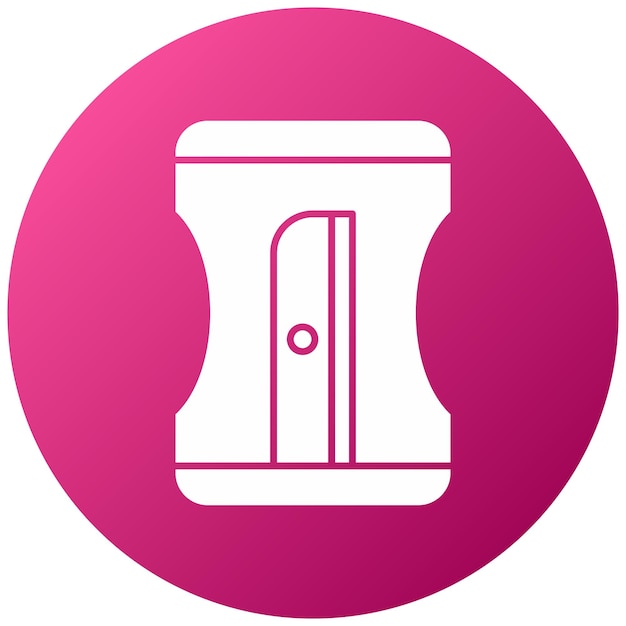 Estilo del icono del afilador de diseño vectorial