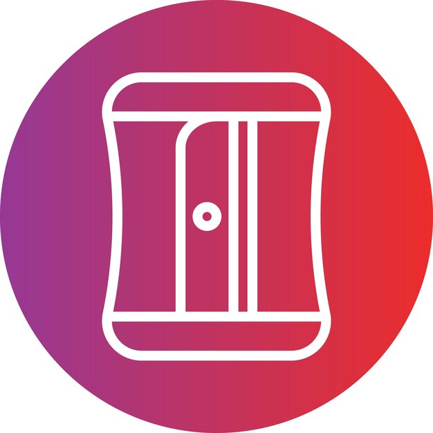 Estilo del icono del afilador de lápices