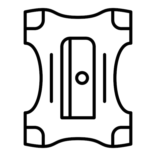 Estilo del icono del afilador de lápices