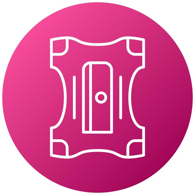 Estilo del icono del afilador de lápices