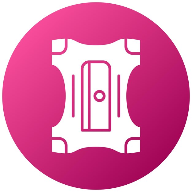 Estilo del icono del afilador de lápices