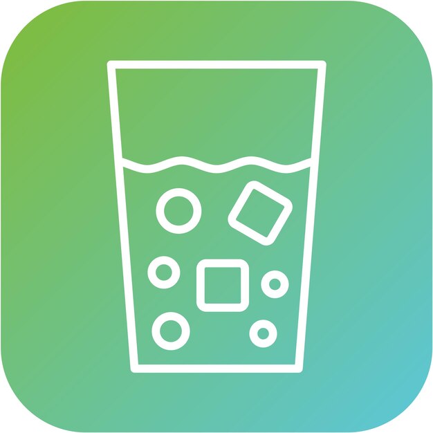 Estilo de icono de agua de diseño vectorial